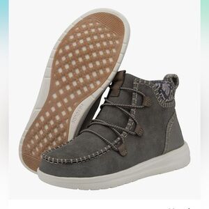 Hey Dude Charcoal Ankle Booties